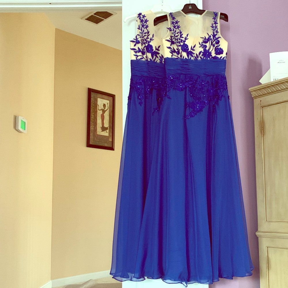 Deep Royal Blue Ball Gown